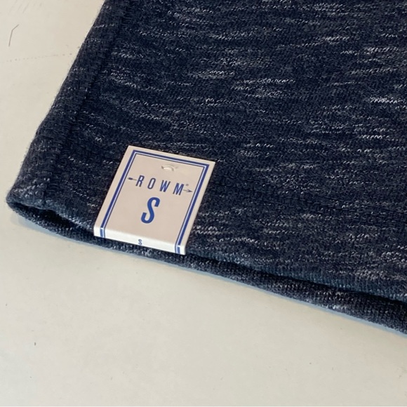 Rowm Solid Nep 7" Inseam Knit Shorts Grey Size S NWT - Picture 4 of 17